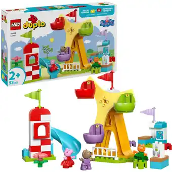 Netto Marken-Discount LEGO Konstruktionsspielzeug DUPLO Peppa Wutz Jahrmarkt Angebot