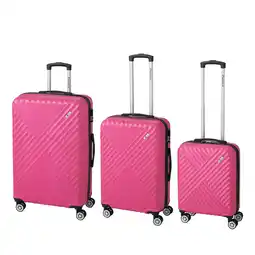 Netto Marken-Discount Trolley-Set Kingston 3-tlg. - pink Angebot