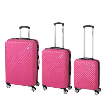 Netto Marken-Discount Trolley-Set Kingston 3-tlg. - pink Angebot