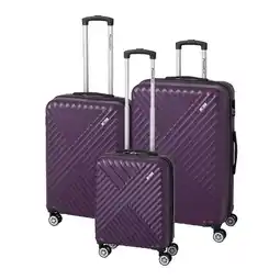 Netto Marken-Discount Trolley-Set Kingston 3-tlg. - lila Angebot