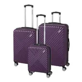 Netto Marken-Discount Trolley-Set Kingston 3-tlg. - lila Angebot