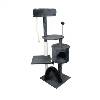 Netto Marken-Discount Rohrschneider Katzenbaum grau Angebot