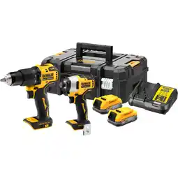 Netto Marken-Discount DeWalt Schlagbohrschrauber POWERSTACK Akku-Kombo-Pack DCK2062E2T, 18Volt, mit Schlagschrauber Angebot