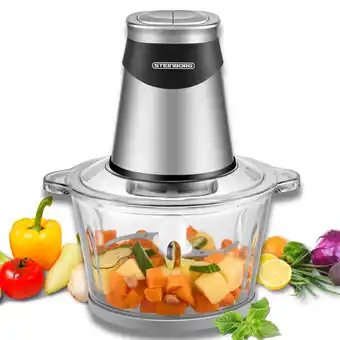 Netto Marken-Discount Steinborg Zerkleinerer elektrisch 500W 1,8L mit Glasbehälter Angebot