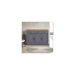 Netto Marken-Discount Inter Link FSC Sideboard Forenzo, Kiefer Massivholz - grau, oak Colori Angebot