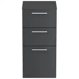 Netto Marken-Discount Midischrank 75 cm weiss hochglanz Angebot