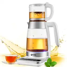 Netto Marken-Discount Ecosa Teekocher 2200W BPA-Frei Kalkfilter 1,8L + 0,8L Angebot