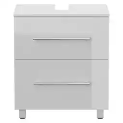 Netto Marken-Discount Mondial Universal Unterbau auf Standfüßen 55 cm SoftClose weiss hochglanz Angebot