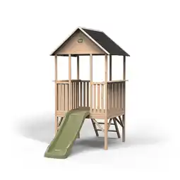 Netto Marken-Discount EXIT Panorama 300 Holzspielhaus mit Rutsche Angebot