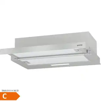 Netto Marken-Discount Gorenje TH62E3X Dunstabzugshaube ausziehbar 60cm Flachschirmhaube Angebot