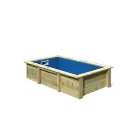 Netto Marken-Discount Karibu Massivholzpool kdi Schwimmbecken Gartenpool Angebot