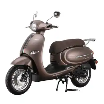 Netto Marken-Discount Alpha Motors Motorroller Cappucino 50 ccm 25 km/h EURO 5 mattbraun Angebot