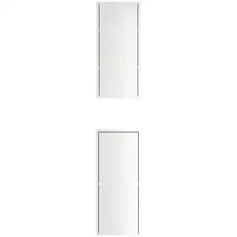 Netto Marken-Discount Limes Badschrank 2er Set zur Wandmontage weiß Hgl Angebot