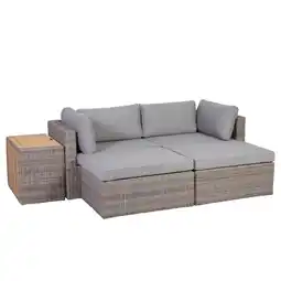 Netto Marken-Discount Lounge Olea Holz, mit Teak-Holz Angebot