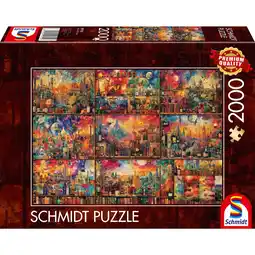 Netto Marken-Discount Schmidt Spiele Puzzle Genussvolle Auszeit: auf Reisen mit Büchern und Wein Angebot