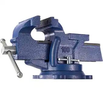 Netto Marken-Discount tectake Schraubstock, aus Gusseisen, 360° drehbar, 2 Arretierungsschrauben, 3 Anschraublöcher Angebot