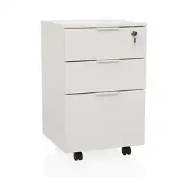 Netto Marken-Discount hjh OFFICE Rollcontainer DAVIK MDF Platte, Melaminbeschichtung Angebot