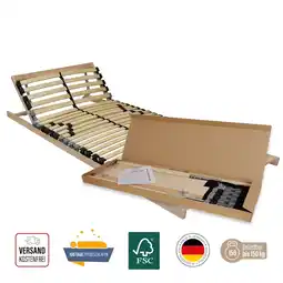 Netto Marken-Discount BeCoEasy 4 all BeCo Lattenrost mit verstellbarem Kopfteil100 x 200 cm Angebot