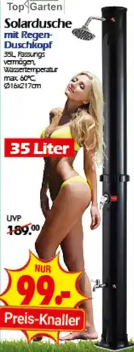 Wreesmann Solardusche mit Regen Duschkopf Angebot