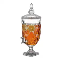 Netto Marken-Discount Getränkespender 5L aus Glas mit Deckel & Zapfhahn Angebot