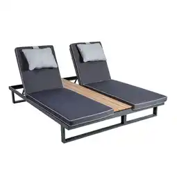 Netto Marken-Discount Doppelliege Bora mit Holzbestandteilen Angebot