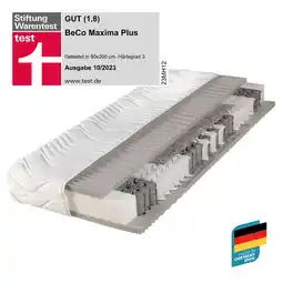 Netto Marken-Discount BeCoFederkernmatratze Maxima Plus, Beco, 22 cm hoch90 x 200 cm Angebot