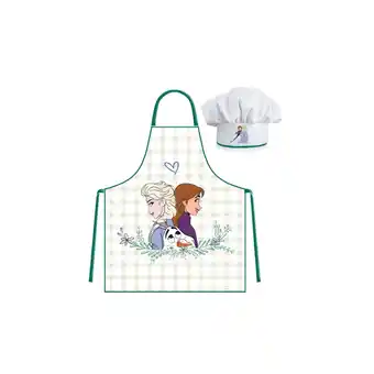 Netto Marken-Discount Disney Frozen Küchenschürze mit Mütze für Kinder – Schutz beim Angebot