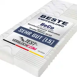 Netto Marken-Discount BeCoKomfortschaummatratze Double Deluxe 20100 x 220 cm Angebot