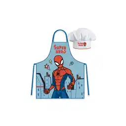Netto Marken-Discount Spiderman Kinder Küchenset – Schürze und Mütze für kreativen Angebot