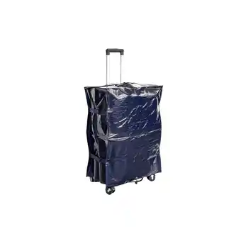 Netto Marken-Discount Salvaligia Kofferhülle - Blau, 51 x 29 x 68 cm inkl. Schloss Angebot
