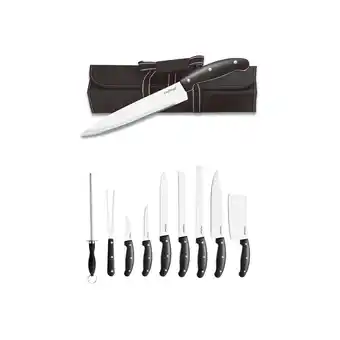 Netto Marken-Discount Cheffinger 10-teiliges Messer-Set aus Edelstahl mit Holzgriff Angebot