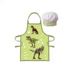 Netto Marken-Discount Dino Küchenset für Kinder – Schürze und Mütze für kleine Dino-Fans Angebot