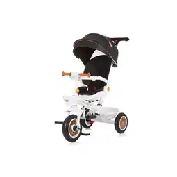 Netto Marken-Discount Chipolino Tricycle Marathon 2 in 1 Dreirad, Sitz umkehrbar, Gummiräder, Dach schwarz/weiss Angebot