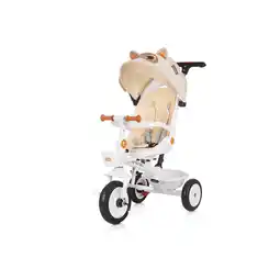 Netto Marken-Discount Chipolino Tricycle Marathon 2 in 1 Dreirad, Sitz umkehrbar, Gummiräder, Dach hellbraun Angebot