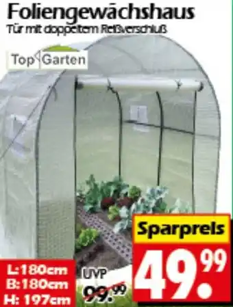 Wreesmann Foliengewächshaus Angebot
