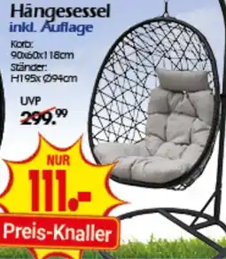 Wreesmann Hängesessel inkl. Auflage Angebot