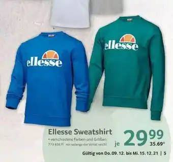 Selgros Ellesse Sweatshirt Angebot