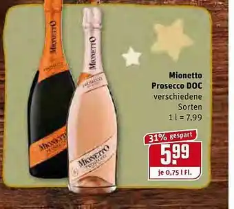 REWE Mionetto Prosecco DOC Angebot