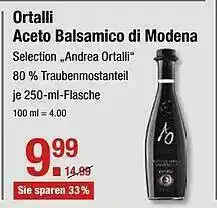 V Markt Ortalli Aceto Balsamico Di Modena Angebot