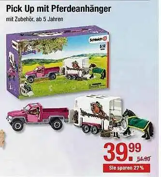 V Markt Pick Up Mit Pferdeanhänger Angebot