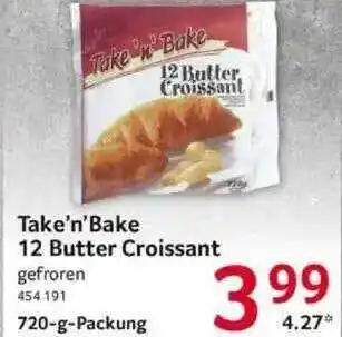 Selgros Take'n'bake 12 Butter Croissant Angebot