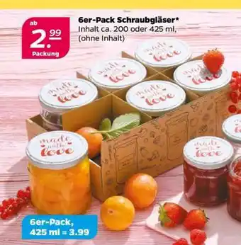NETTO 6er-Pack Schraubgläser Angebot
