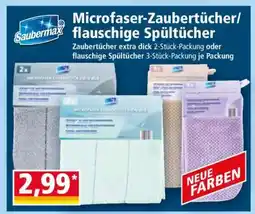 Norma Microfaser-Zaubertücher/flauschige Spültücher Angebot