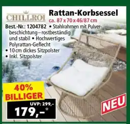 Norma Rattan-Korbsessel Angebot