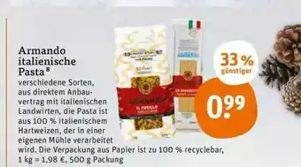 tegut Armando Italienische Pasta Angebot