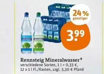 tegut Rennsteig Mineralwasser Angebot