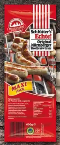 Handelshof Schlütters Nürnberger Rostbratwürstchen Angebot