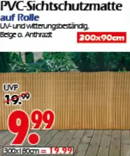 Wreesmann PVC-Sichtschutzmatte auf Rolle Angebot
