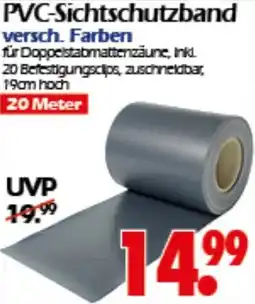 Wreesmann PVC-Sichtschutzband Angebot