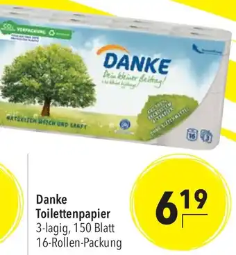 CITTI Markt Danke Toilettenpapier Angebot